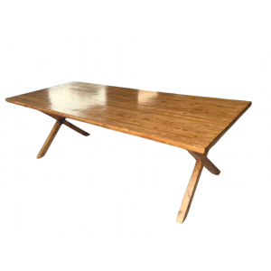 Wooden Cross-Legged Table